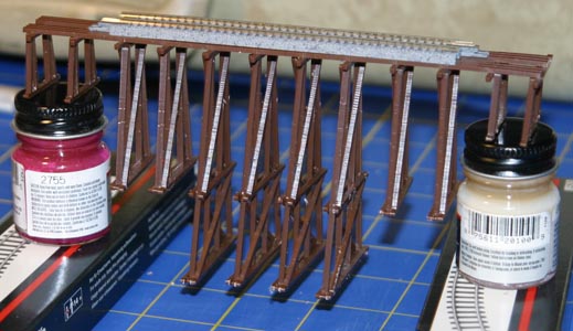 starting to build the trestle